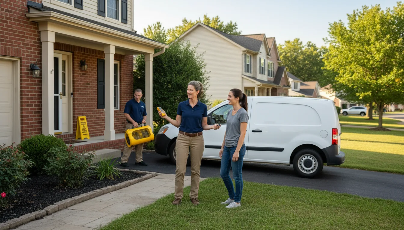 Residential water damage restoration in Cambridge, ME